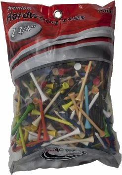 CaddiesShack ProActive Premium Sports Hardwood Golf Tees 2.75" 500 Count