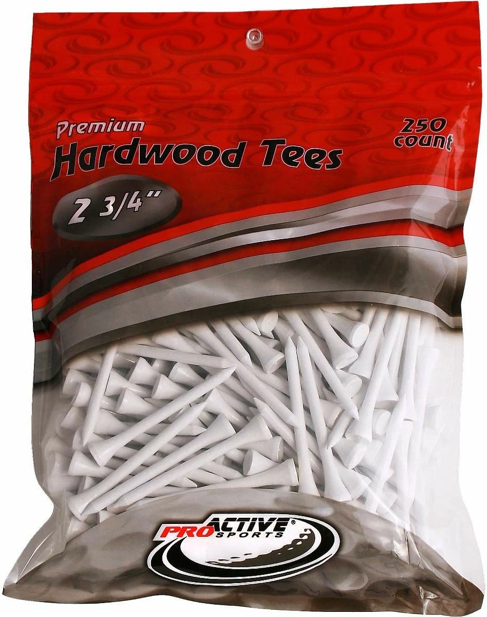 CaddiesShack ProActive Premium Sports Hardwood Golf Tees 2.75" 250 Count 4 CaddiesShack ProActive Premium Sports Hardwood Golf Tees 2.75" 250 Count - Image 2