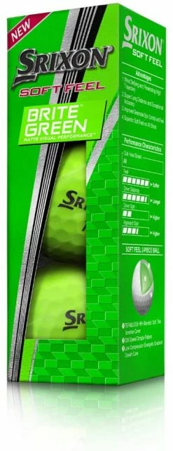 Cleveland Golf Srixon Soft Feel Brite Matte Color Golf Balls -Golf Clubs Sales Shop 2019SoftFeelBritte Green Ball11