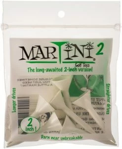 J&M Martini Tees - 2" - 6 Pack 11 J&M Martini Tees - 2" - 6 Pack -Golf Clubs Sales Shop 2inch White