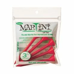 Proactive Martini 3 1/4" Original Golf Tees -Golf Clubs Sales Shop 3.25 Flame
