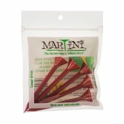 Proactive Martini 3 1/4" Original Golf Tees -Golf Clubs Sales Shop 3.25 Red