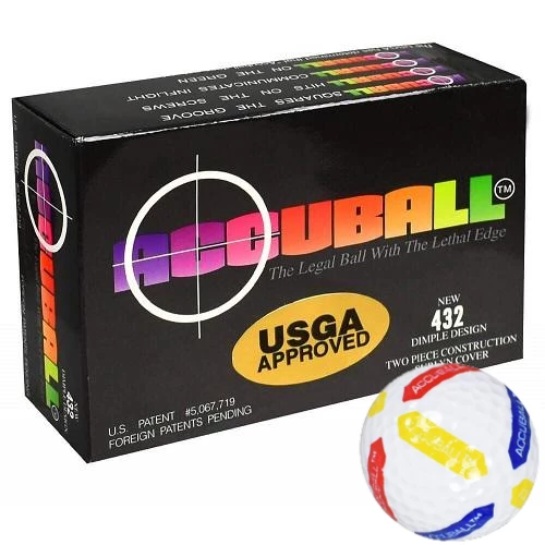 CaddiesShack Accuball 6-Pack Golf Ball 5 CaddiesShack Accuball 6-Pack Golf Ball - Image 3