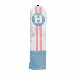 Hireko Sahara Retro Vintage Hybrid Headcovers -Golf Clubs Sales Shop Blue White Pink Hybrid