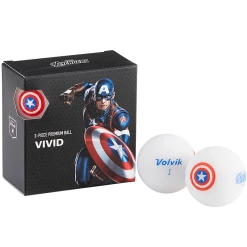 Volvik Marvel Character Golf Ball 4 Pack 18 Volvik Marvel Character Golf Ball 4 Pack -Golf Clubs Sales Shop Captain America Square