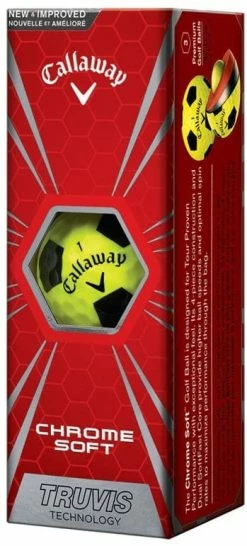 GE Wholesale Callaway Chrome Soft Truvis Golf Balls -Golf Clubs Sales Shop ChromeSoft 5995589 2