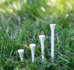 CaddiesShack Pride Sports Wood Golf Tees - 2.125" 10 CaddiesShack Pride Sports Wood Golf Tees - 2.125" -Golf Clubs Sales Shop Classic Wood Tee 2.125 125 count White 2