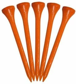 CaddiesShack Pride Sports Wood Golf Tees 2.75 X 100 Count 14 CaddiesShack Pride Sports Wood Golf Tees 2.75 X 100 Count -Golf Clubs Sales Shop Classic Wood Tee 2.75 100 count Orange