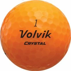 Volvik Crystal Focus Colored Golf Balls 12 Volvik Crystal Focus Colored Golf Balls -Golf Clubs Sales Shop CrystalFocus2022 OrangeBall