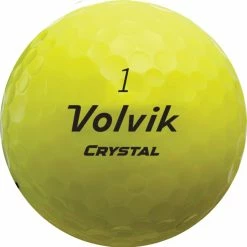 Volvik Crystal Focus Colored Golf Balls 14 Volvik Crystal Focus Colored Golf Balls -Golf Clubs Sales Shop CrystalFocus2022 YellowBall