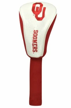 TGIB Team Golf NCAA Collegiate Driver Headcovers -Golf Clubs Sales Shop Ergonomix Driver Covers Oklahoma U