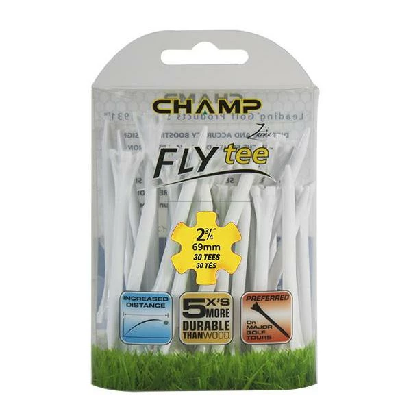 CaddiesShack Champ Fly Tees 2.75" Plastic Golf Tees 4 CaddiesShack Champ Fly Tees 2.75" Plastic Golf Tees - Image 3
