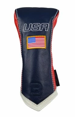 Sun Mountain Golf Leather Head Covers 31 Sun Mountain Golf Leather Head Covers -Golf Clubs Sales Shop G823786Navy Red WhiteChevron3