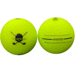 CaddiesShack Custom Jolly Rogers Skull & Crossbones Volvik Vivid Matte Golf Balls -Golf Clubs Sales Shop GreenVivid