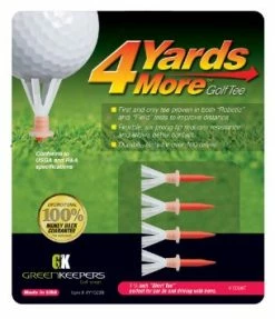 J&M 4 Yards More Golf Tees -Golf Clubs Sales Shop Greenkeepers 4 Yards More Red adb72b88 2fd8 48a5 898e e6c4ddc4f5c2