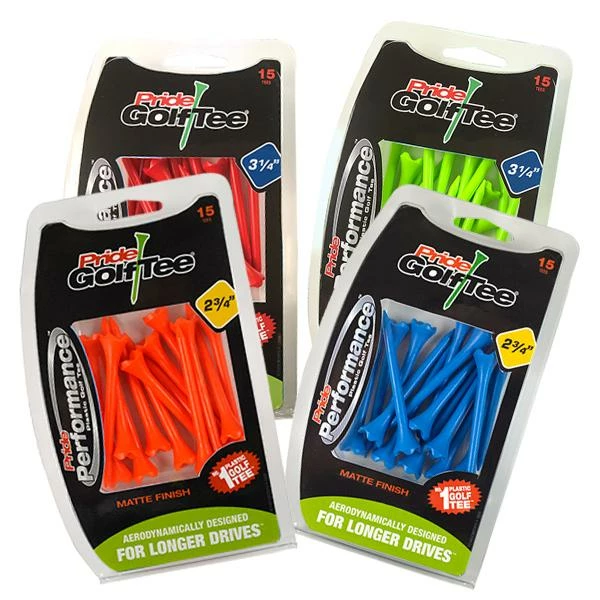 J&M Pride Performance Matte Finish Golf Tees 3 J&M Pride Performance Matte Finish Golf Tees