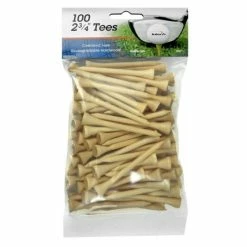Hireko Intech 2 3/4-Inch Golf Tees 100-Pack -Golf Clubs Sales Shop IntechGolfTees 100 Tan