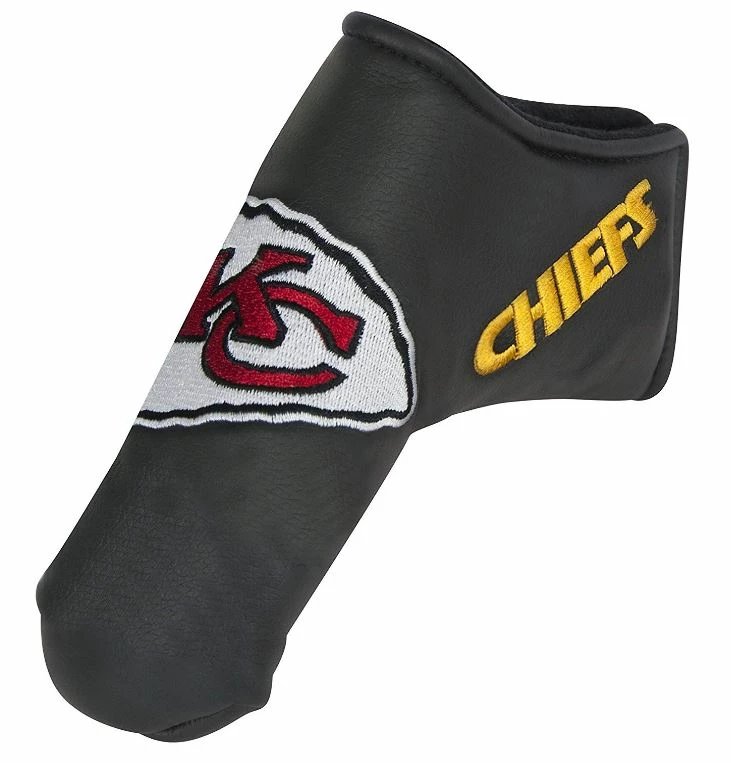 CaddiesShack Kansas City Chiefs Blade Putter Headcover NFL Golf 3 CaddiesShack Kansas City Chiefs Blade Putter Headcover NFL Golf