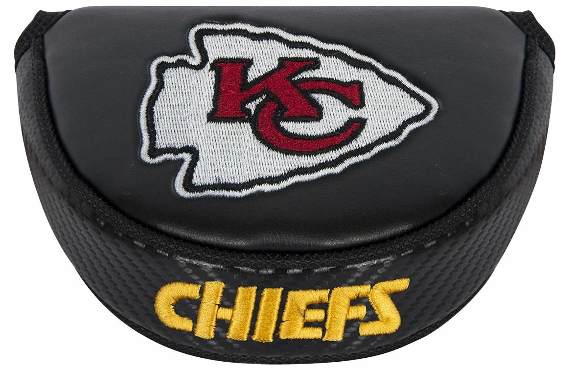 CaddiesShack Kansas City Chiefs Mallet Putter Headcover NFL Golf 3 CaddiesShack Kansas City Chiefs Mallet Putter Headcover NFL Golf