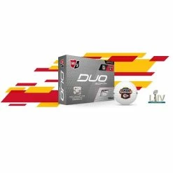 Wilson Staff Duo Soft NFL Team Licensed Golf Balls -Golf Clubs Sales Shop Kansas City Chiefs Super Bowl LIV Champs