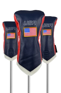 Sun Mountain Golf Leather Head Covers 43 Sun Mountain Golf Leather Head Covers -Golf Clubs Sales Shop LeatherHeadcoversNavy Red White