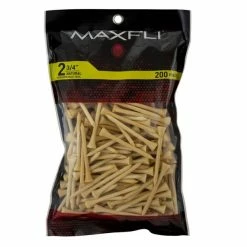 Golf Works Maxfli 2.75" Golf Tees 12 Golf Works Maxfli 2.75" Golf Tees -Golf Clubs Sales Shop MaxfliTees 2.75 200NaturalWood