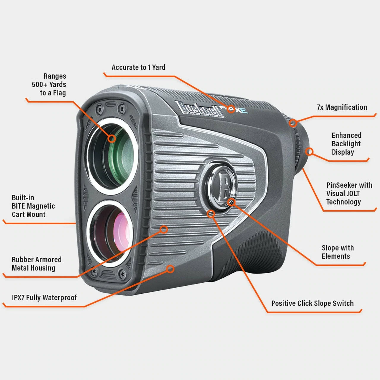 Bushnell Golf PRO XE Laser Rangefinder 5 Bushnell Golf PRO XE Laser Rangefinder - Image 3