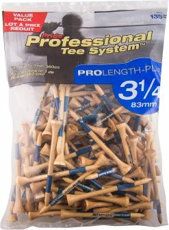 J And M Pride Professional Tee System ProLength Golf Tees 37 J And M Pride Professional Tee System ProLength Golf Tees -Golf Clubs Sales Shop PTS ProLength Natural Wood Blue 3.25 135ct