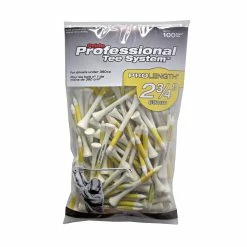 J And M Pride Professional Tee System ProLength Golf Tees 29 J And M Pride Professional Tee System ProLength Golf Tees -Golf Clubs Sales Shop PTS ProLength Yellow 100