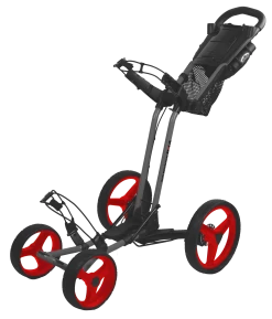 Sun Mountain Pathfinder PX4 Golf Push Carts -Golf Clubs Sales Shop Pathfinder4MagneticGray Red