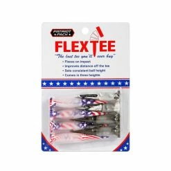 Hireko FlexTee Flexible Golf Tees - 8 Pack - Multi Heights -Golf Clubs Sales Shop PatriotFlexTee8pack