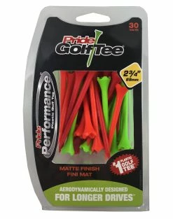 J&M Pride Performance Matte Finish Golf Tees 13 J&M Pride Performance Matte Finish Golf Tees -Golf Clubs Sales Shop Pride Performance Matte 234 Mix 30ct 87993