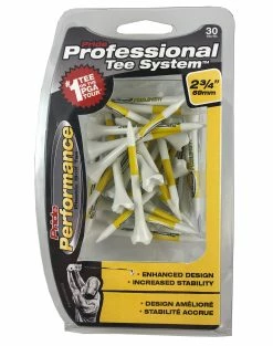 J&M Pride Performance Plastic PTS Golf Tees -Golf Clubs Sales Shop Pride Performance PTS 234 White 30ct 87888