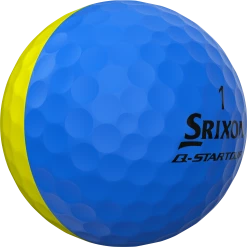 Cleveland Golf Srixon Q-Star Tour Divide Golf Balls - Dozen -Golf Clubs Sales Shop Q StarDivideBlueYellowBall