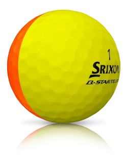 Cleveland Golf Srixon Q-Star Tour Divide Golf Balls - Dozen -Golf Clubs Sales Shop Q StarDivideOrangeYellowBall2