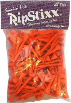 CaddiesShack RIPStixx Golf Tees - 2.125" -Golf Clubs Sales Shop RIPStixx2.125 Orange