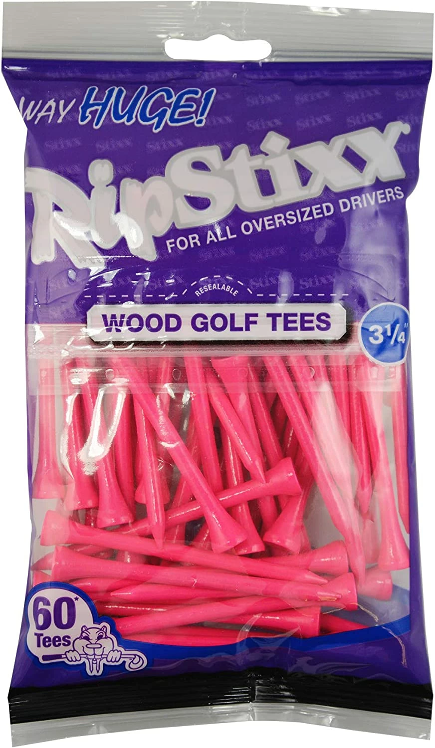 CaddiesShack RIPStixx Golf Tees - 3.25" 6 CaddiesShack RIPStixx Golf Tees - 3.25" - Image 4