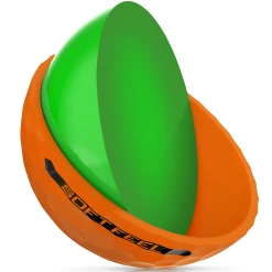 Cleveland Golf Srixon Soft Feel Brite Matte Color Golf Balls -Golf Clubs Sales Shop SOFTFEEL13 BRITEORANGE FLIPPEDCORE Reflection