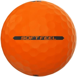 Cleveland Golf Srixon Soft Feel Brite Matte Color Golf Balls -Golf Clubs Sales Shop SOFTFEEL13BRITEORANGE SIDEMARK