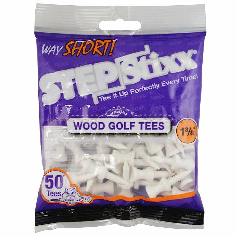 CaddiesShack STEPStixx Golf Tees - 1.375" 3 CaddiesShack STEPStixx Golf Tees - 1.375"