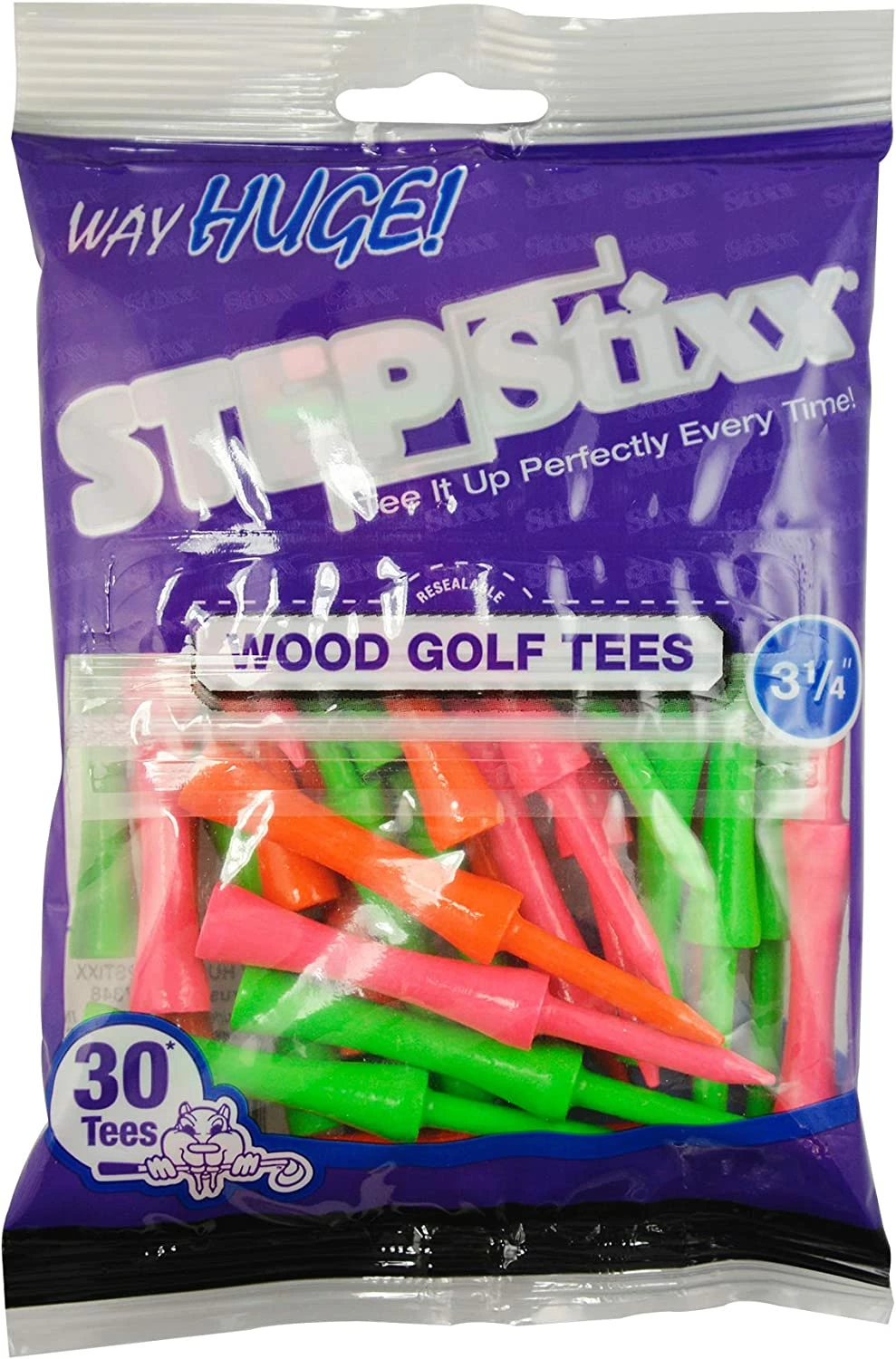 CaddiesShack STEPStixx Golf Tees - 3.25" 5 CaddiesShack STEPStixx Golf Tees - 3.25" - Image 3
