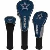 Team Golf NFL 3 Pack Headcover Set - Team Effort 2 Team Golf NFL 3 Pack Headcover Set - Team Effort -Golf Clubs Sales Shop SetofThree DallasCowboys