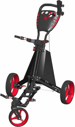 TGIB Spin It Golf Easy Drive 3-Wheel Push Cart