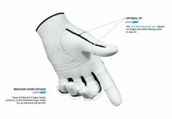 Bionic Golf Men's StableGrip 2.0 Glove - Gray -Golf Clubs Sales Shop StableGrip2.0White3