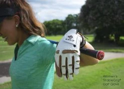 Bionic Golf Women's StableGrip Gloves With Natural Fit Technology -Golf Clubs Sales Shop Stable Grip with Natural Fit Brown 3