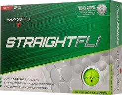 Golf Works Maxfli StraightFli Golf Balls -Golf Clubs Sales Shop StraightFli Matte Green