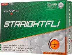 Golf Works Maxfli StraightFli Golf Balls -Golf Clubs Sales Shop StraightFli Matte Orange