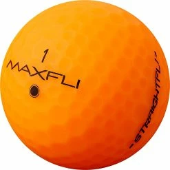 Golf Works Maxfli StraightFli Golf Balls -Golf Clubs Sales Shop StraightFli Matte Orange 2