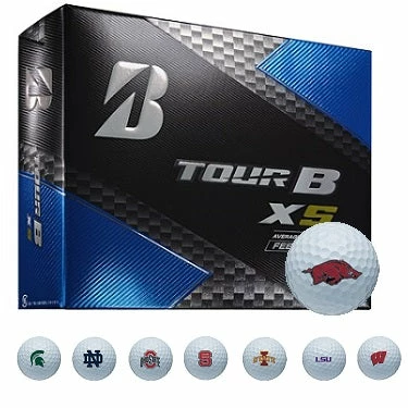 Bridgestone Tour B XS NCAA Licensed Golf Balls 3 Bridgestone Tour B XS NCAA Licensed Golf Balls
