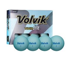 Volvik Vivid Lite Matte Finish Golf Balls - Sale! 10 Volvik Vivid Lite Matte Finish Golf Balls - Sale! -Golf Clubs Sales Shop Vivid Lite Blue